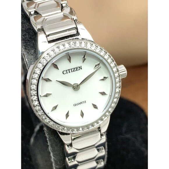 Citizen Women's Watch EZ7010-56D Quartz White Mother of Pearl Dial Silver 24mm - Picture 12 of 13